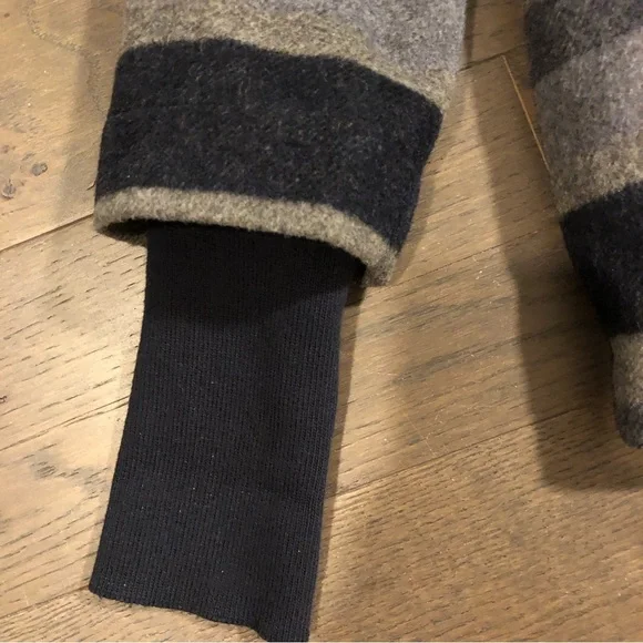 PrAna Women’s Wool Blend Lily Striped Jacket. Sz Medium Coal. Gently Worn - Picture 4 of 16